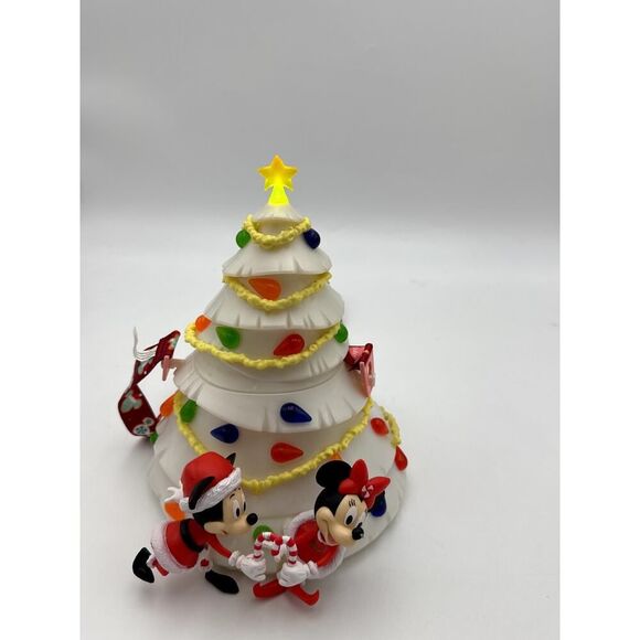 Disney Parks White Christmas Tree Light-UP Popcorn Bucket Mickey 2020 - Picture 9 of 9